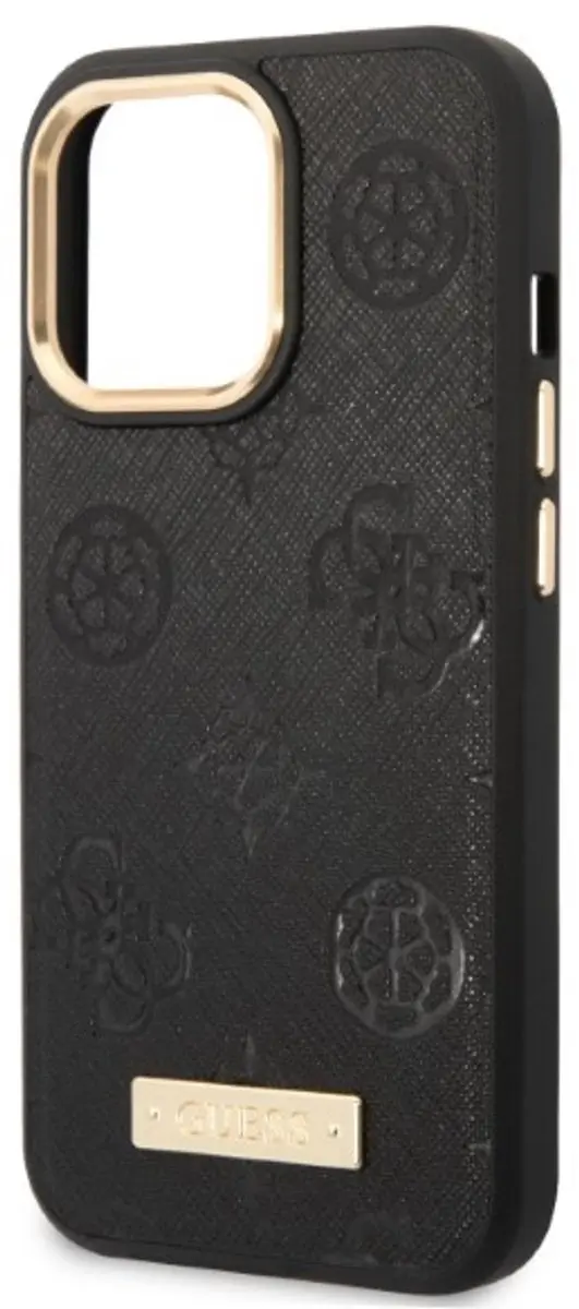 GUESS Hoesje iPhone 13 Pro - PU Leer MagSafe - Zwart - afbeelding 6 van 6