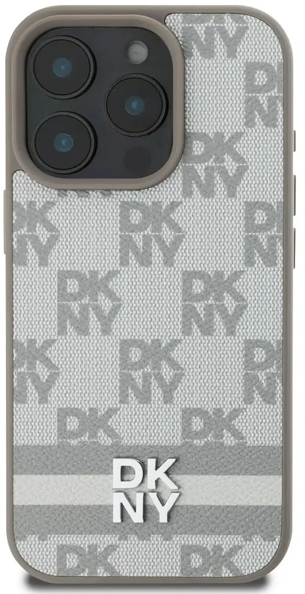 DKNY Backcover iPhone 16 Pro 3666339334208 - Beige