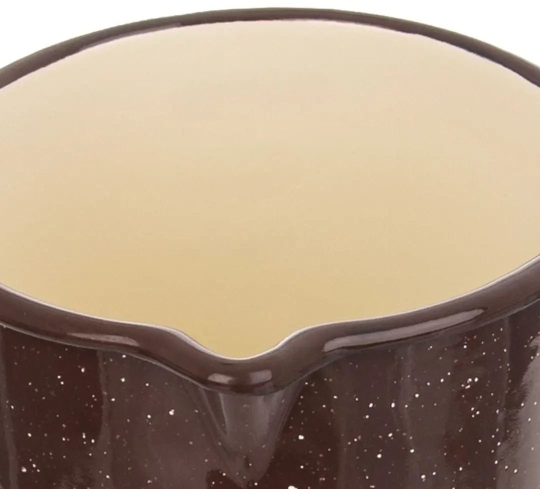 Orion Retro Geëmailleerde Steelpan 1,2L - Bruin