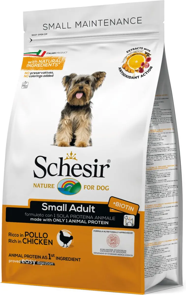 Schesir Droogvoer Kleine Hond 800g