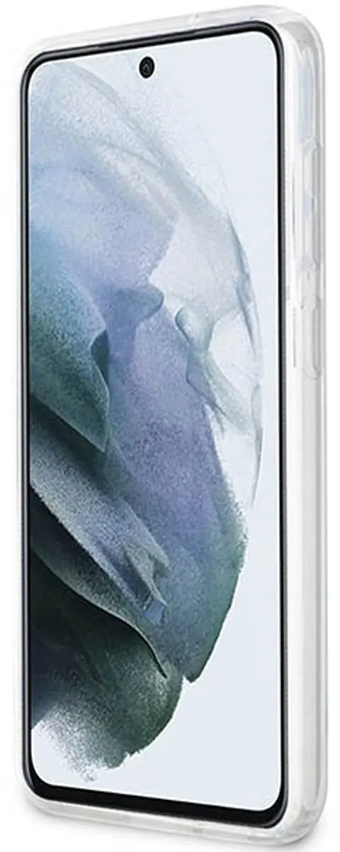 GUESS Samsung Galaxy S23 Hoesje Marmer Wit - MPN 3666339117405