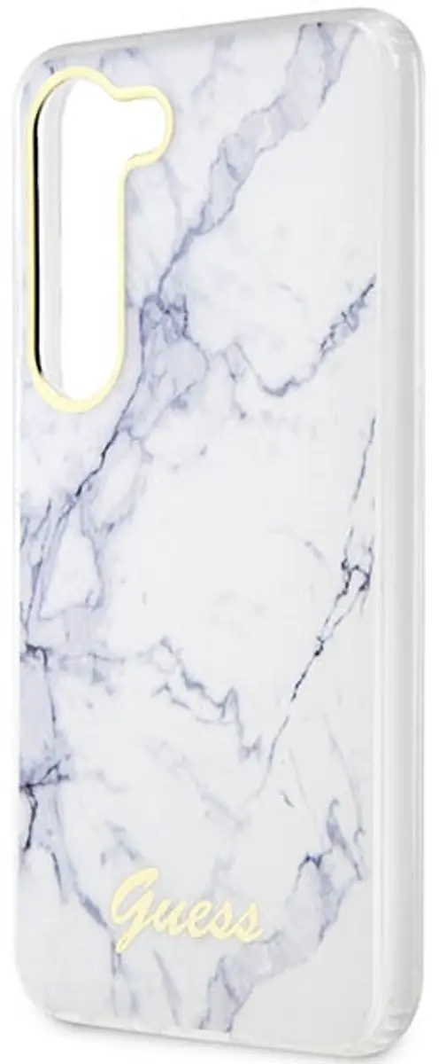 GUESS Samsung Galaxy S23 Hoesje Marmer Wit - MPN 3666339117405 - afbeelding 6 van 6