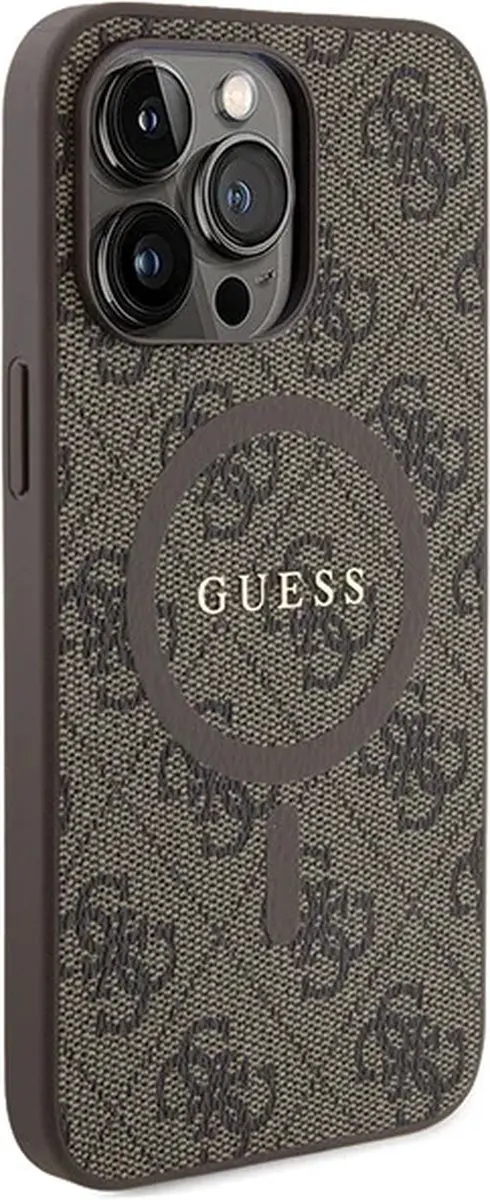 Guess 4G Back Case MagSafe iPhone 13 Pro Max - Bruin - afbeelding 6 van 6