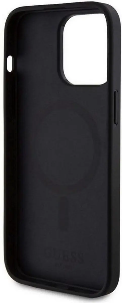 GUESS 4G Stripe Back Cover iPhone 15 Pro Max - Grijs