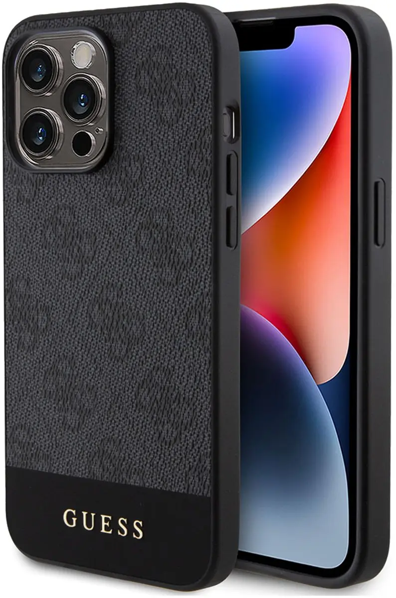GUESS 4G Stripe Back Cover iPhone 15 Pro Max