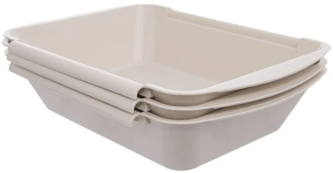 Orion Set Bakcontainers 1,5L - 3 Stuks - Beige