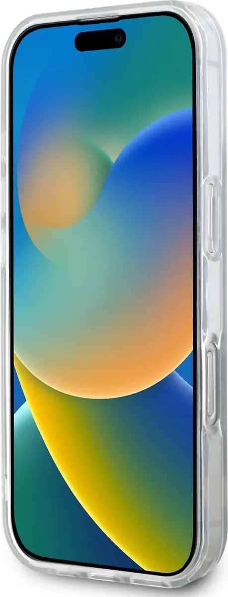 DKNY Backcover iPhone 16 Pro 3666339333324 - Zwart