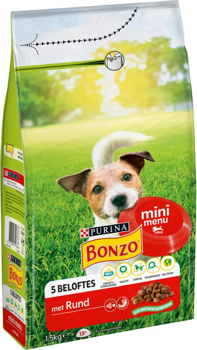 Bonzo Droogvoer Mini Menu Rund 1,5kg