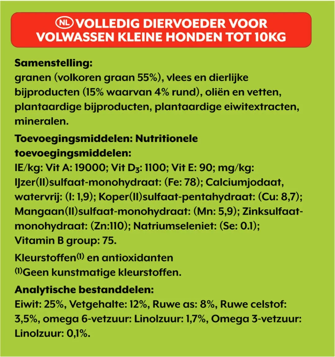 Bonzo Droogvoer Mini Menu Rund 1,5kg - 3 Stuks