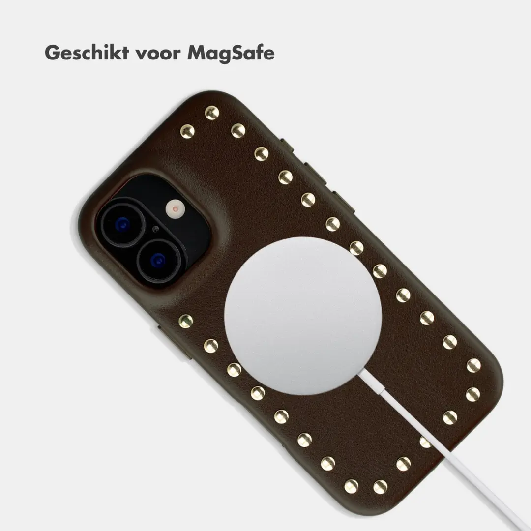 Selencia Hoesje iPhone 16 Cacao Crush - MagSafe - afbeelding 6 van 6