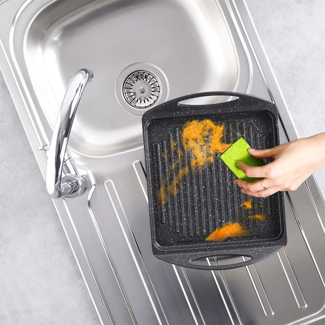 Orion Grande Granieten Grillplaat 34x26,5cm - Grijs