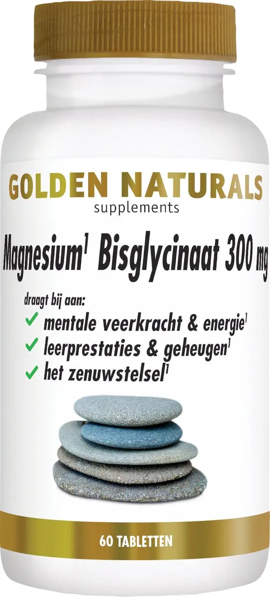 Golden Naturals Magnesium Bisglycinaat 300mg