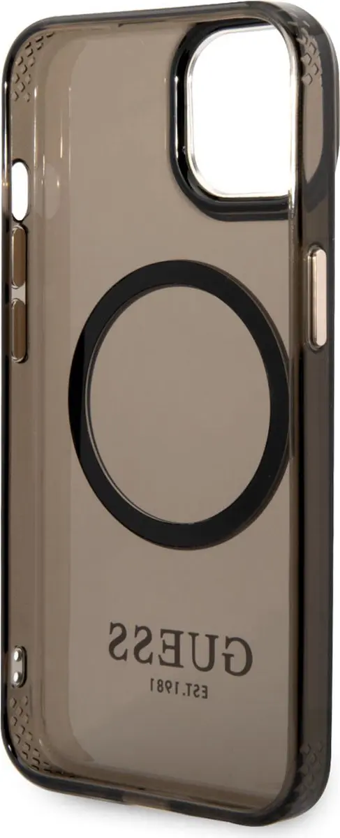 GUESS Telefoonhoesje iPhone 14 - Magsafe TPU - Zwart - afbeelding 6 van 6