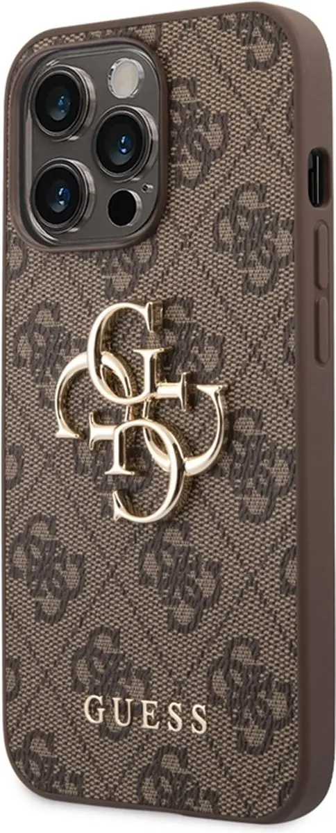 Guess Back Cover iPhone 14 Pro - Bruin