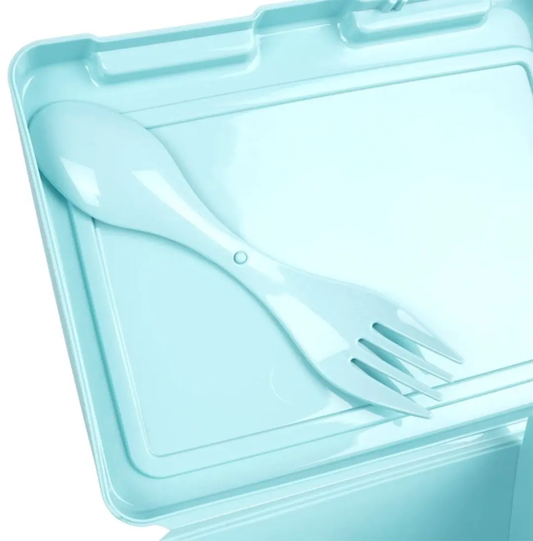 Orion Lunchbox met Bestek 1L - Blauw