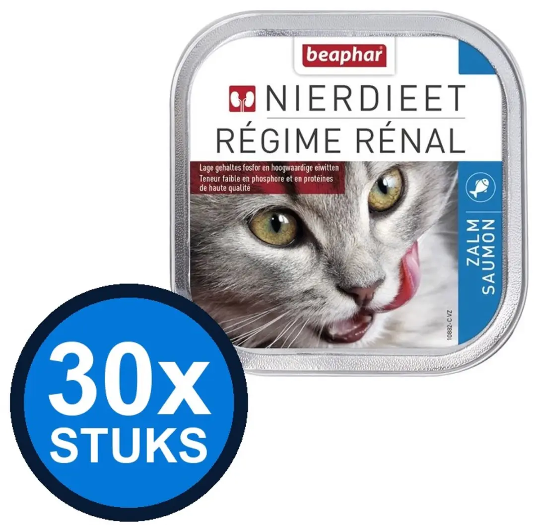 Beaphar Nierdieet Kat Zalm Natvoer 100g