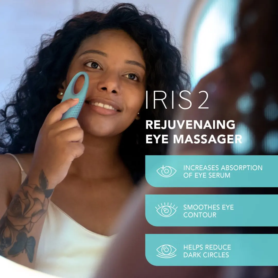 FOREO Eye Candy IRIS 2 Bundel - Oogmassage + Verstevigend Serum 15ml - Mint