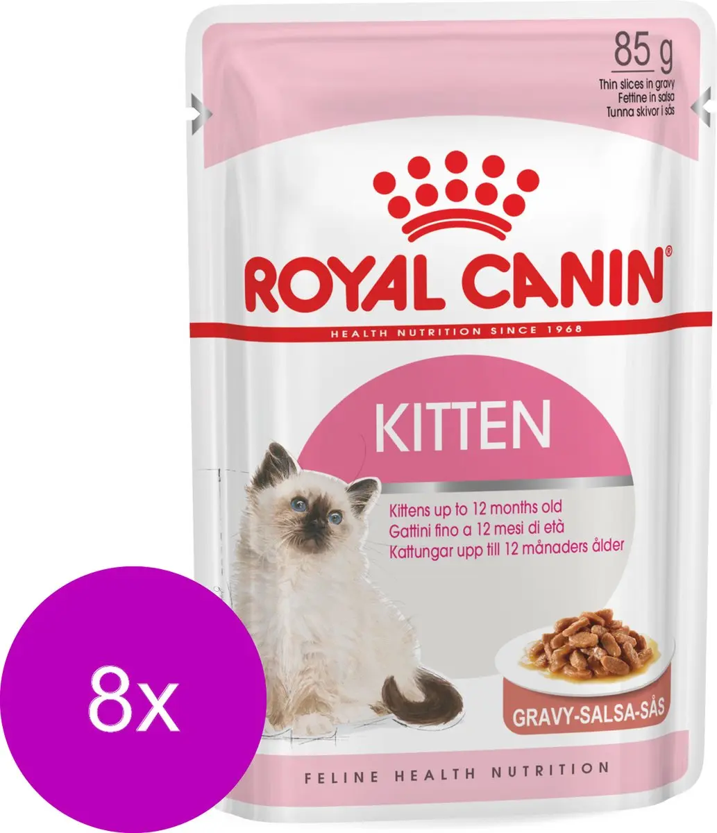 Royal Canin Kitten In Gravy - 96 Stuks