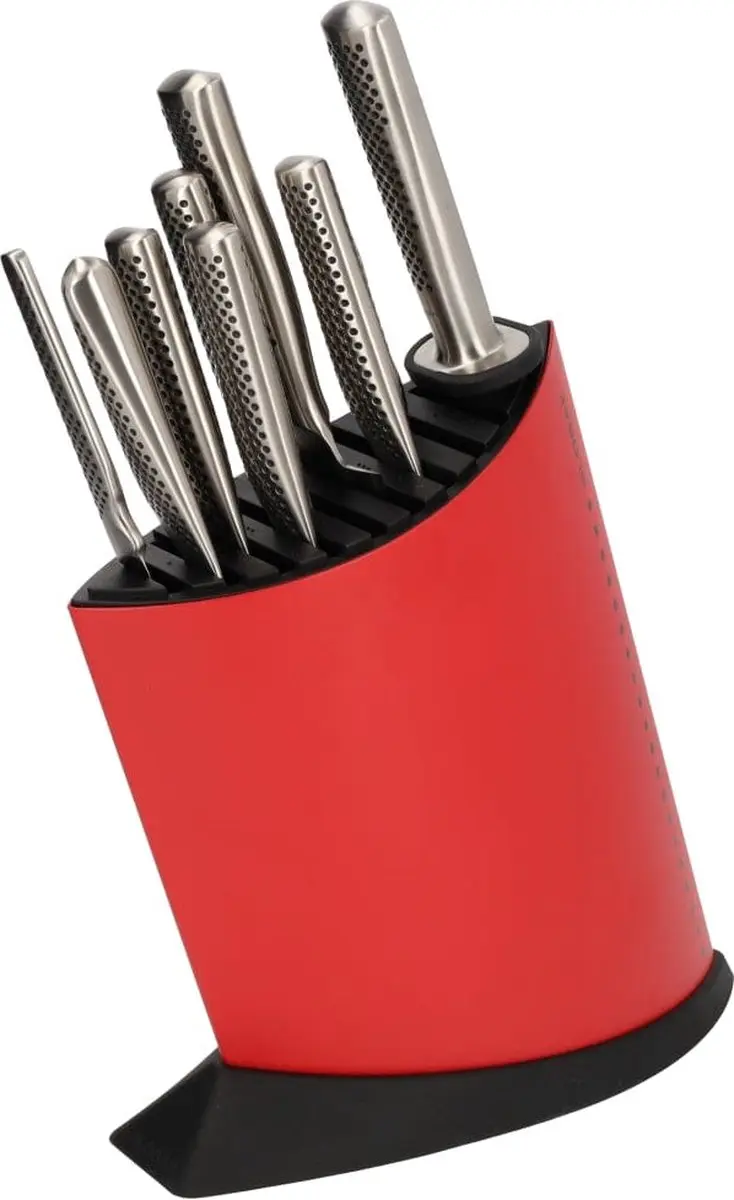 Global GGKB52CR Messenblok - Rood - 9 Messen