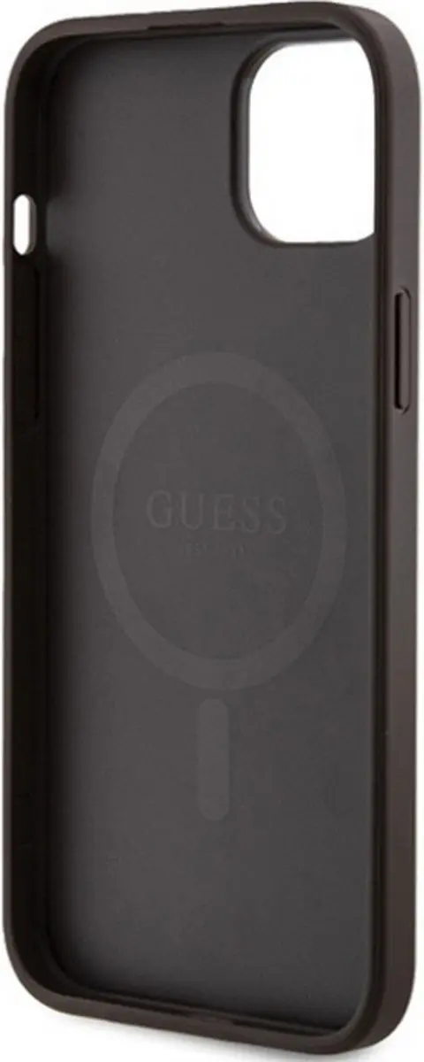 GUESS 4G Colored Ring Back Case Apple iPhone 15 - Bruin
