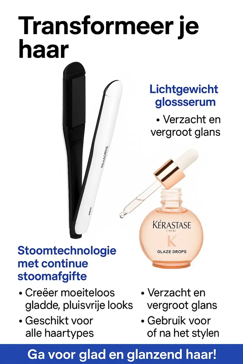 L'Oréal Professionnel Steampod 3.0 + Kérastase Gloss Absolu Glaze Drops 45ml