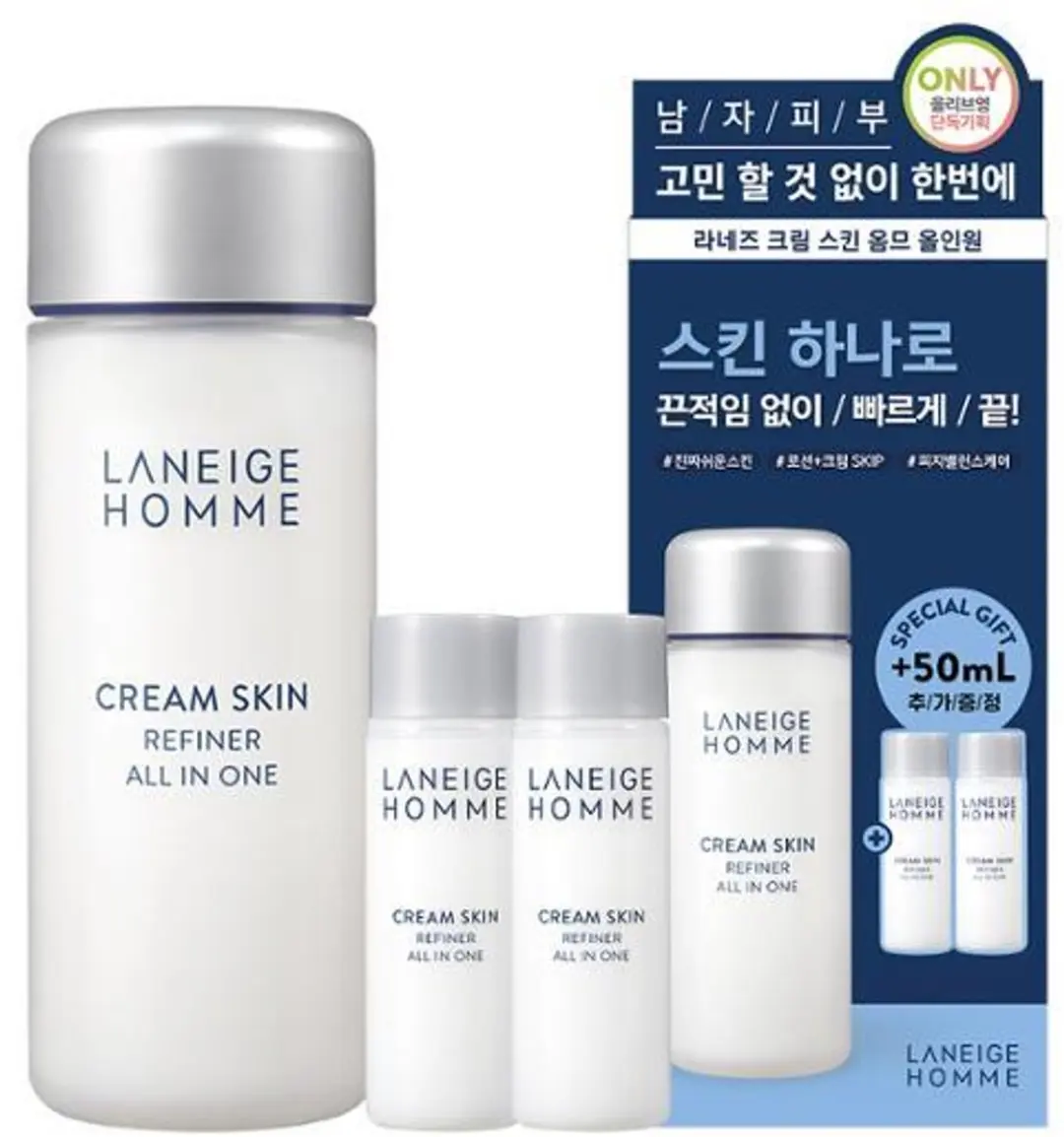 Laneige Homme Cream Skin Refiner All In One Set