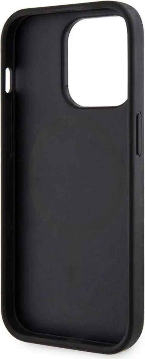 GUESS G-Cube Back Case MagSafe - iPhone 15 Pro - Zwart