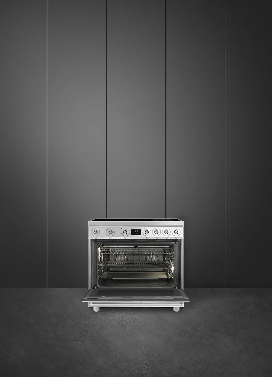 Smeg Symphony C9IMX2 Inductiefornuis - 10.6kW - 9 standen - Roestvrijstaal