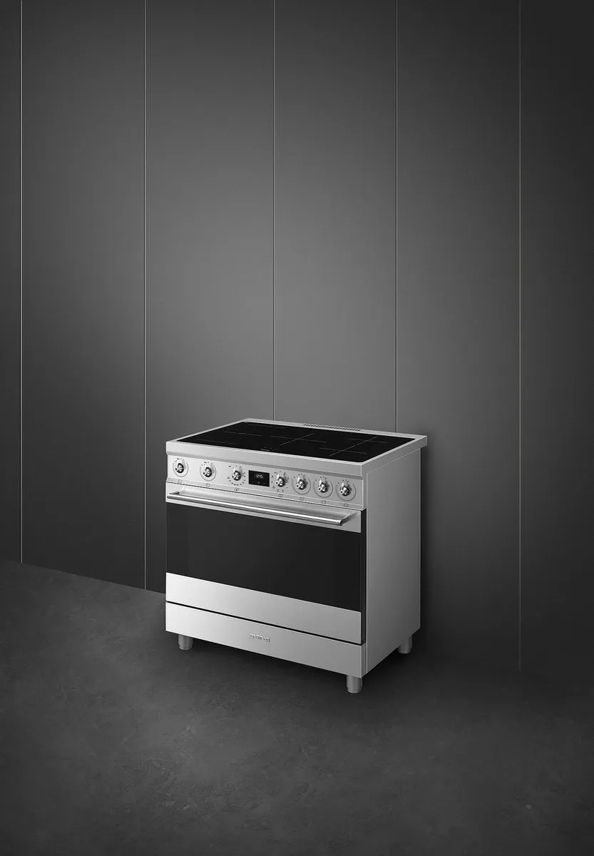 Smeg Symphony C9IMX2 Inductiefornuis - 10.6kW - 9 standen - Roestvrijstaal - afbeelding 6 van 6