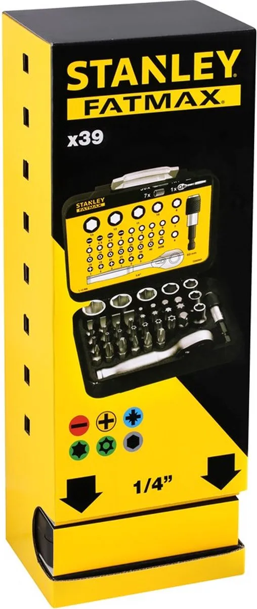 Stanley Bitset Expert Pro 1/4" - 40-delig
