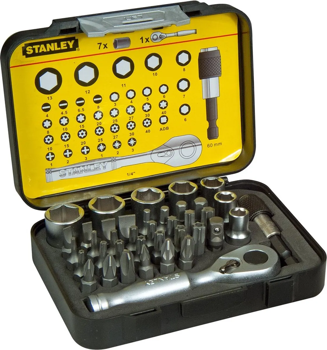 Stanley Bitset Expert Pro 1/4" - 40-delig
