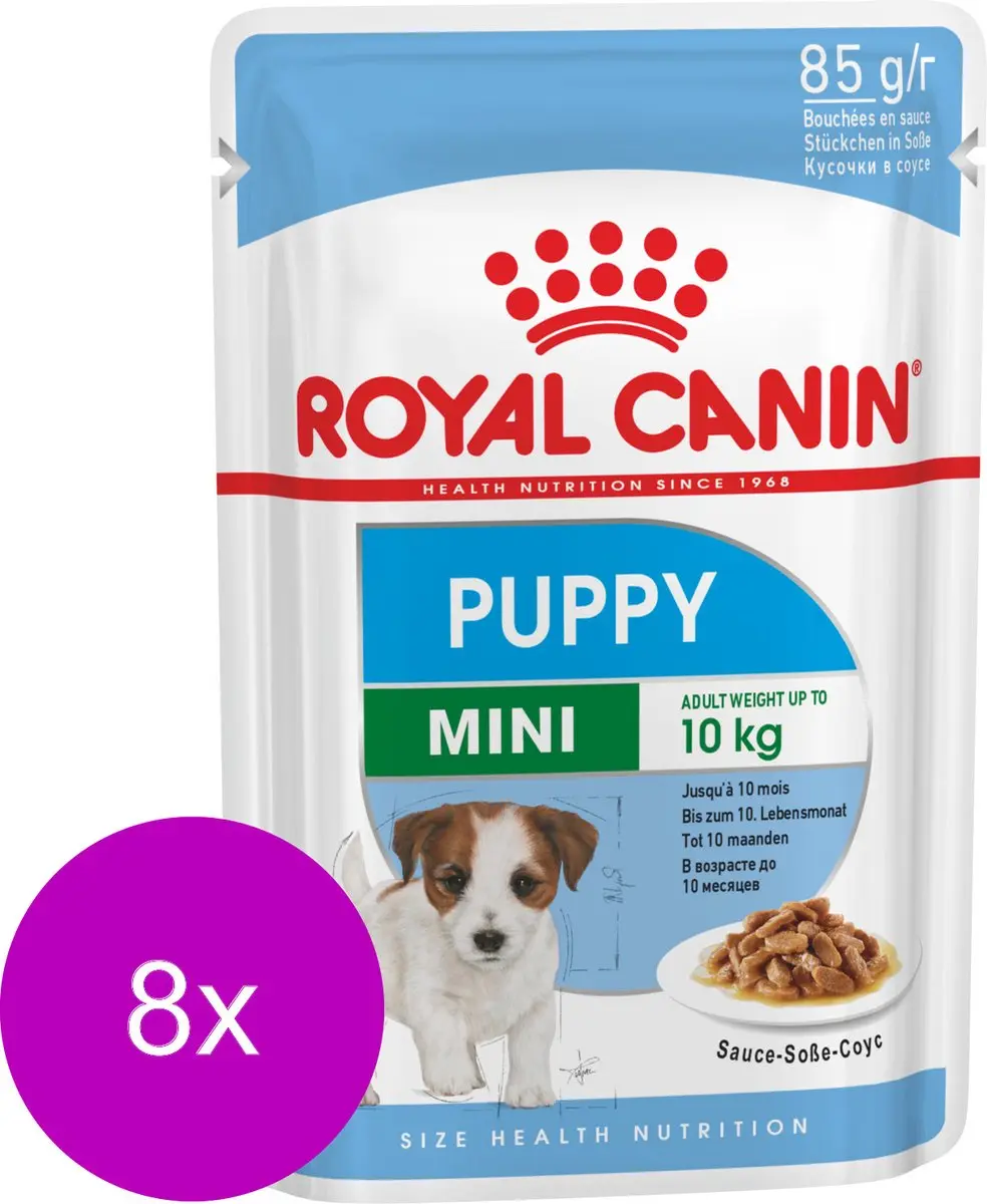 Royal Canin Mini Puppy Natvoer - 8x12x85g