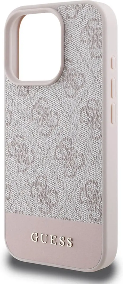 GUESS 4G Bottom Stripe Hoesje GUHCP16XG4GLPI - Roze - afbeelding 6 van 6