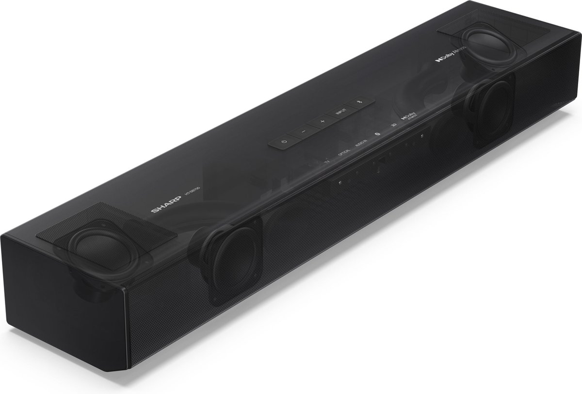 Sharp HT-SB700 2.0.2 soundbar - 140W - compact - Dolby Atmos - bluetooth - zwart