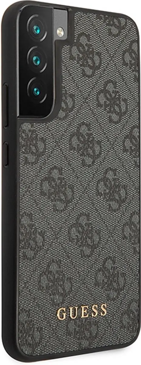 Guess Hard Case Metaal Zwart/Goud voor Samsung Galaxy S23 Plus