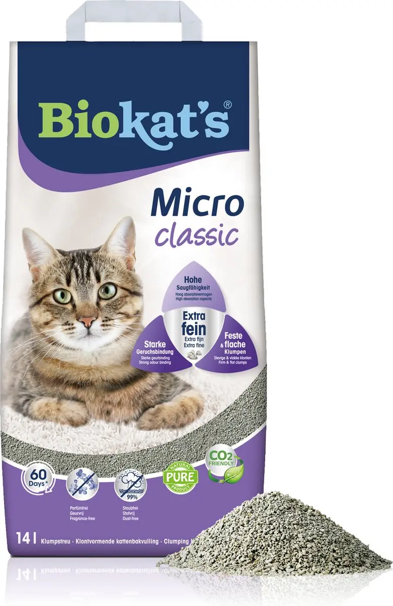 Biokat's Micro Classic Kattenbakvulling 14L