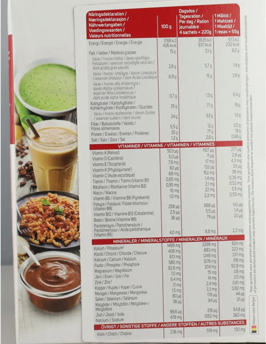 Modifast Weight Control Milkshake Cranberry - 20 Stuks