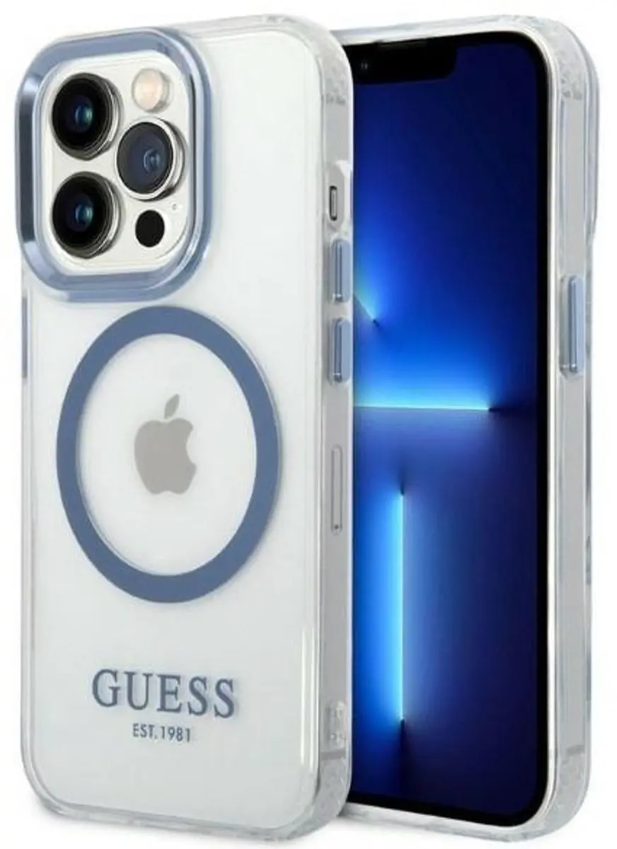 GUESS Translucent Back Case iPhone 14 Pro