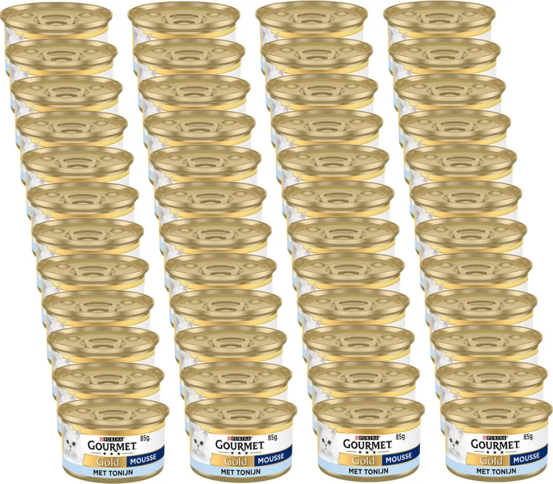 Gourmet Gold Mousse Tonijn 85g - 48 Stuks