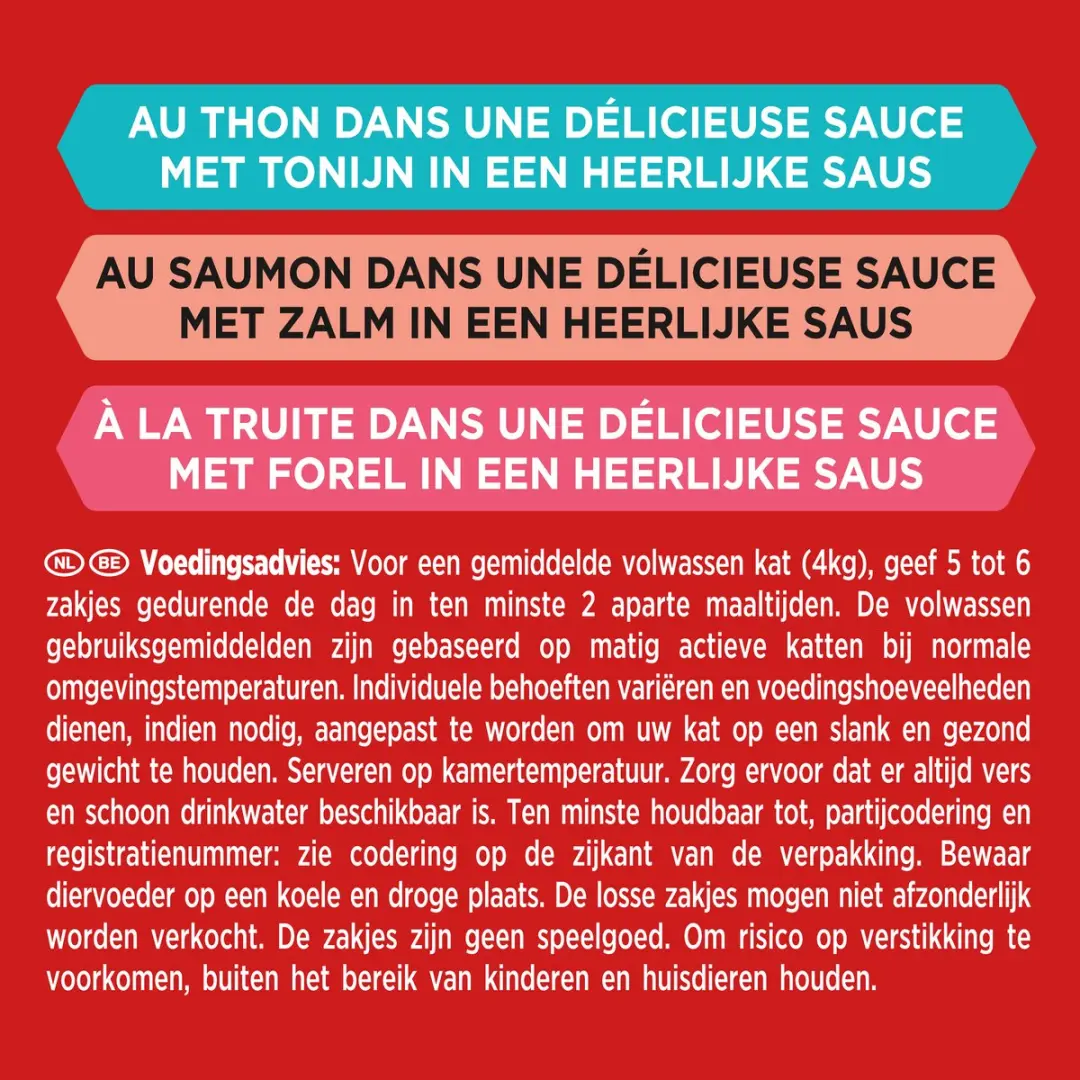 Gourmet Mon Petit Intense Natvoer Vis - 48 Stuks