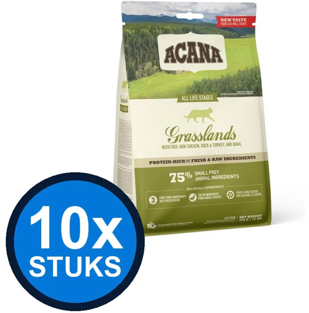 Acana Highest Protein Cat Grasslands 340g