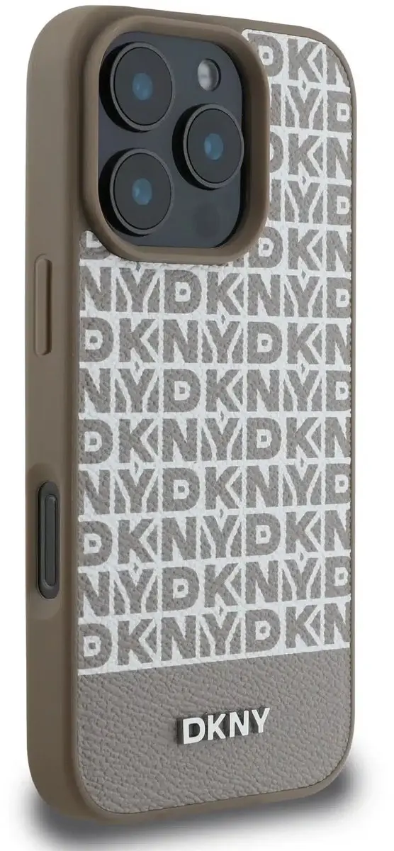 DKNY Backcover iPhone 16 Pro Max - MagSafe Bruin