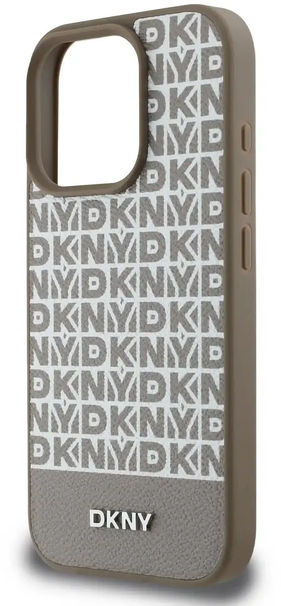 DKNY Backcover iPhone 16 Pro Max - MagSafe Bruin - afbeelding 6 van 6
