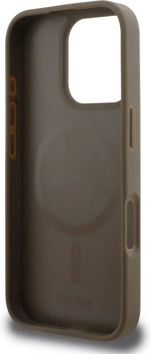 DKNY Backcover iPhone 16 Pro Max - MagSafe Bruin