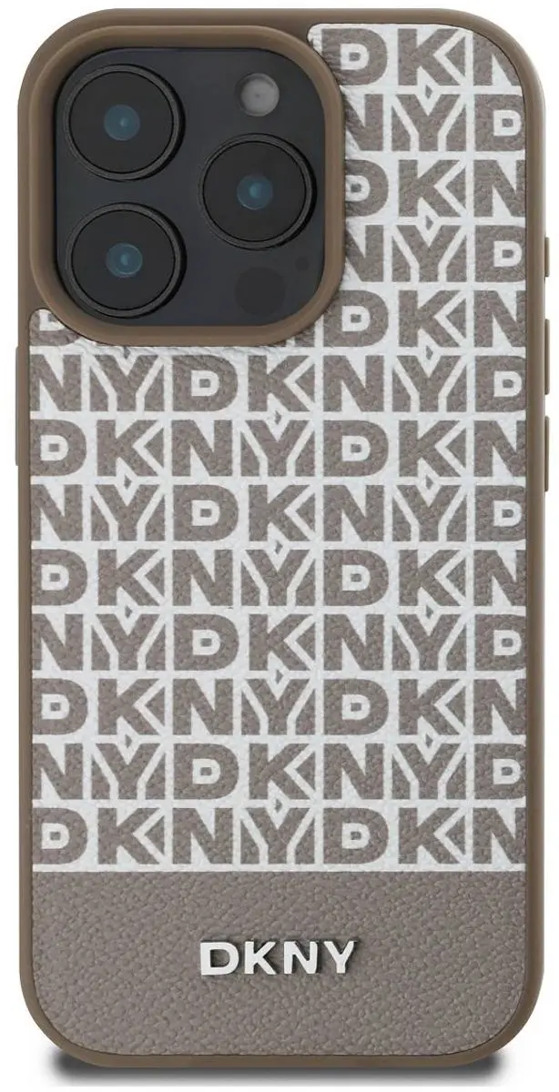 DKNY Backcover iPhone 16 Pro Max - MagSafe Bruin