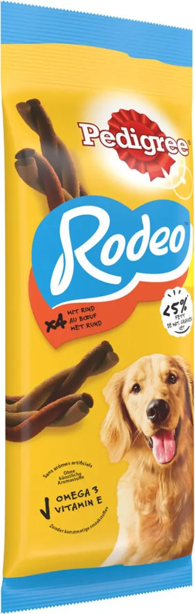 Pedigree Snack Rodeo Rund - 4 Stuks