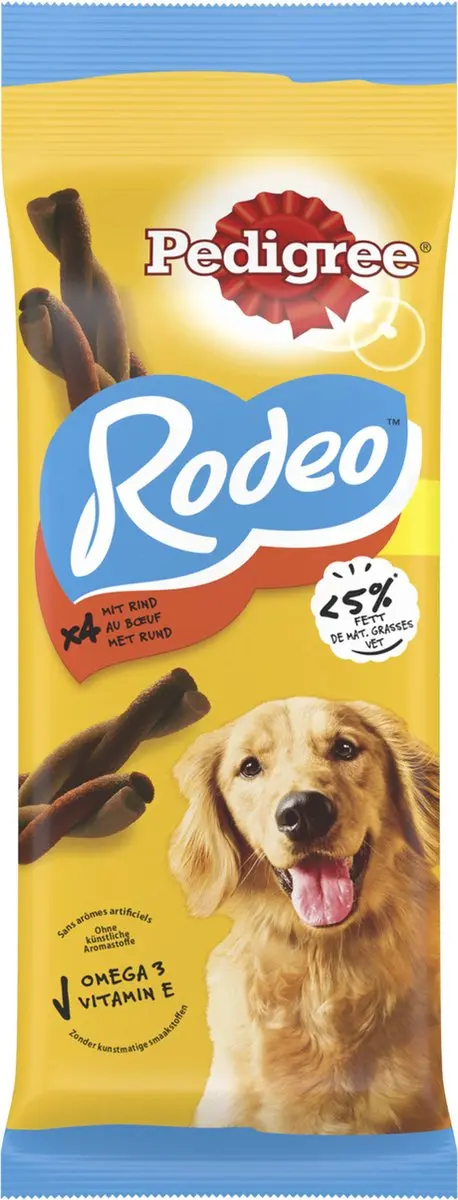 Pedigree Snack Rodeo Rund - 4 Stuks