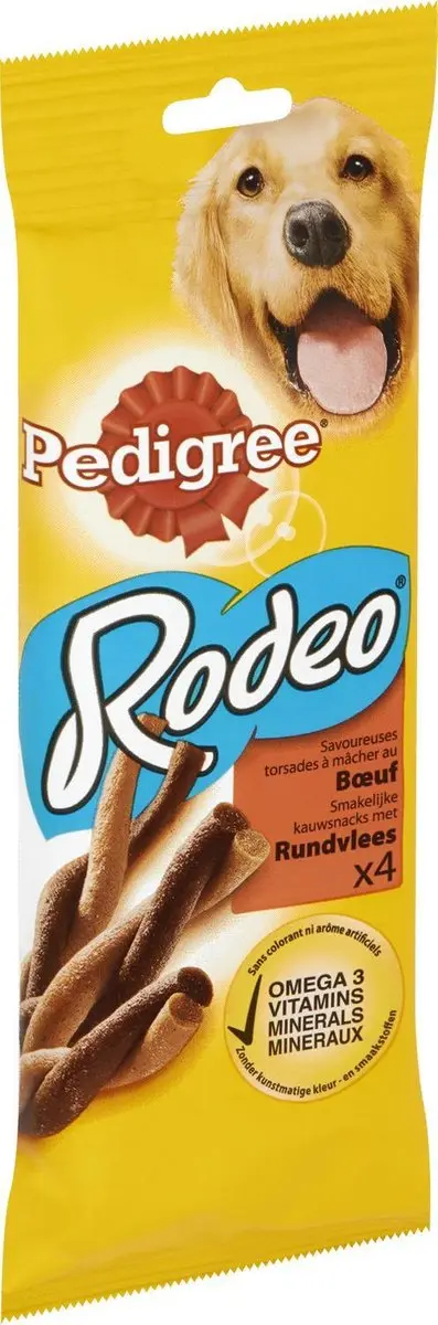 Pedigree Snack Rodeo Rund - 4 Stuks