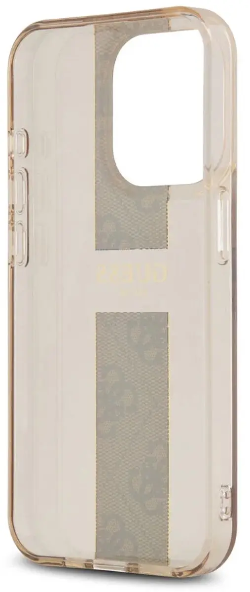 Guess iPhone 15 Pro Max Backcover IML 4G Stripe - Bruin