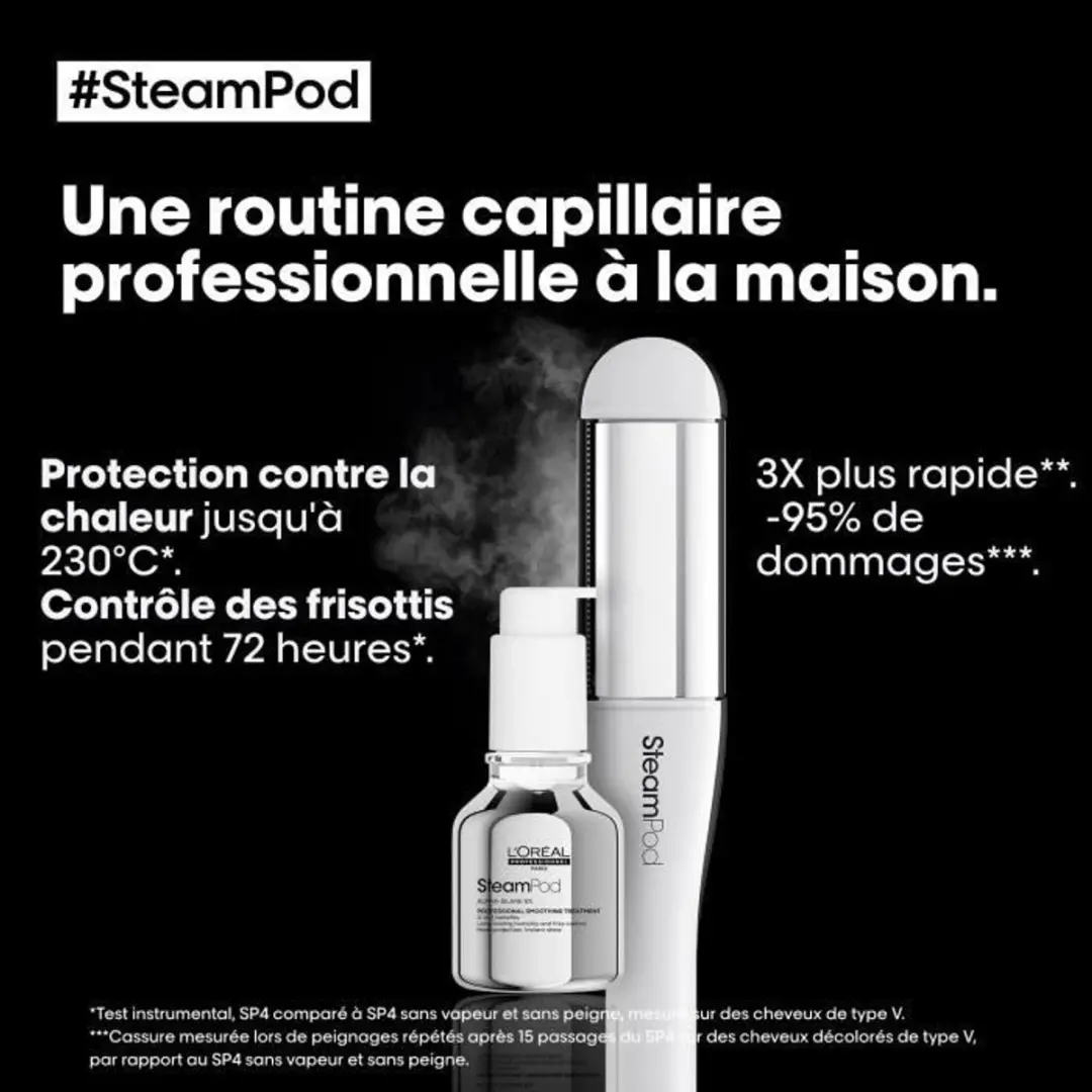 L'Oréal Paris SteamPod 4 Stoom Stijltang & Krultang - 3 Temperaturen